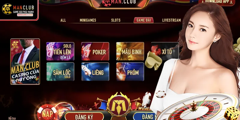 Danh mục trò chơi phong phú với tỷ lệ thắng cược cực cao tại MANCLUB